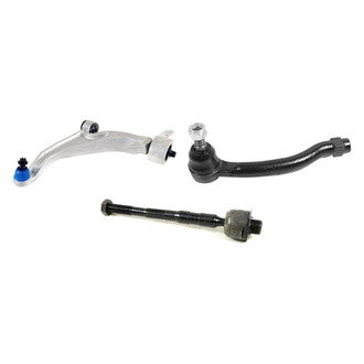 Mevotech® - Supreme™ Front Driver Side Lower Control Arm with Ball Joint and Tie Rod End Kit