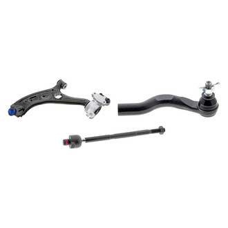 Mevotech® - Supreme™ Front Driver Side Lower Control Arm with Ball Joint and Tie Rod End Kit