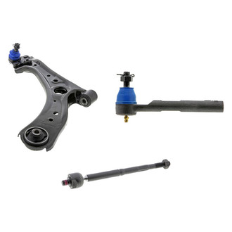 Mevotech® - Supreme™ Front Driver Side Lower Control Arm with Ball Joint and Tie Rod End Kit