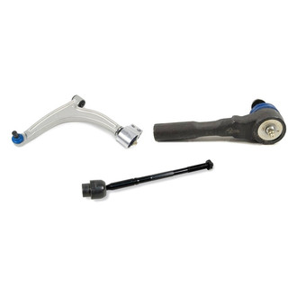 Mevotech® - Supreme™ Front Driver Side Lower Control Arm with Ball Joint and Tie Rod End Kit