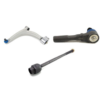 Mevotech® - Supreme™ Front Driver Side Lower Control Arm with Ball Joint and Tie Rod End Kit