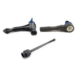 Mevotech® - Supreme™ Front Driver Side Lower Control Arm with Ball Joint and Tie Rod End Kit