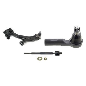 Mevotech® - Supreme™ Front Driver Side Lower Control Arm with Ball Joint and Tie Rod End Kit