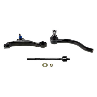 Mevotech® - Supreme™ Front Driver Side Lower Control Arm with Ball Joint and Tie Rod End Kit