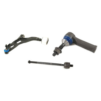 Mevotech® - Supreme™ Front Driver Side Lower Control Arm with Ball Joint and Tie Rod End Kit