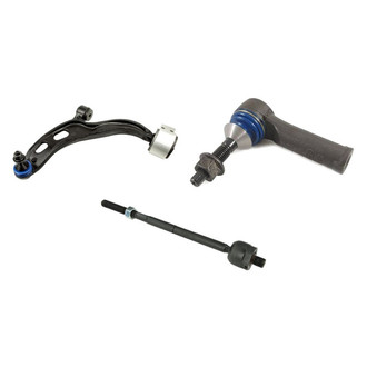 Mevotech® - Supreme™ Front Driver Side Lower Control Arm with Ball Joint and Tie Rod End Kit