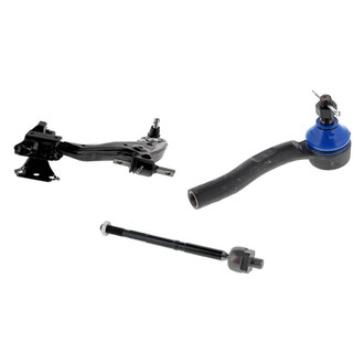 Mevotech® - Supreme™ Front Driver Side Lower Control Arm with Ball Joint and Tie Rod End Kit