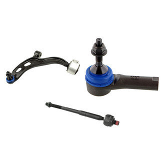 Mevotech® - Supreme™ Front Driver Side Lower Control Arm with Ball Joint and Tie Rod End Kit