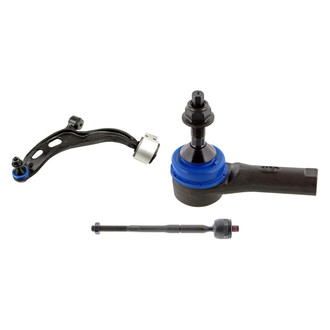 Mevotech® - Supreme™ Front Driver Side Lower Control Arm with Ball Joint and Tie Rod End Kit