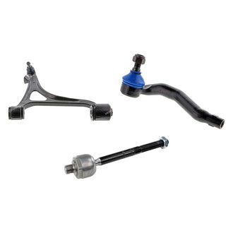 Mevotech® - Supreme™ Front Driver Side Lower Control Arm with Ball Joint and Tie Rod End Kit