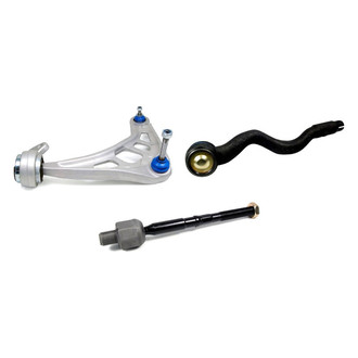 Mevotech® - Supreme™ Front Driver Side Lower Control Arm with Ball Joint and Tie Rod End Kit