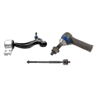Mevotech® - Supreme™ Front Driver Side Lower Control Arm with Ball Joint and Tie Rod End Kit