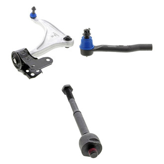 Mevotech® - Supreme™ Front Driver Side Lower Control Arm with Ball Joint and Tie Rod End Kit