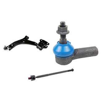 Mevotech® - Supreme™ Front Driver Side Lower Control Arm with Ball Joint and Tie Rod End Kit