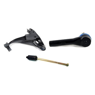 Mevotech® - Supreme™ Front Driver Side Lower Control Arm with Ball Joint and Tie Rod End Kit