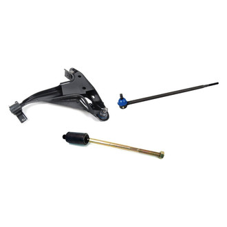 Mevotech® - Supreme™ Front Driver Side Lower Control Arm with Ball Joint and Tie Rod End Kit