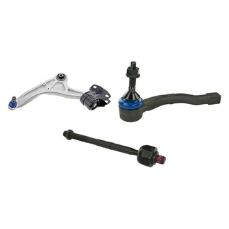 Mevotech® - Supreme™ Front Driver Side Lower Control Arm with Ball Joint and Tie Rod End Kit