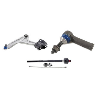 Mevotech® - Supreme™ Front Driver Side Lower Control Arm with Ball Joint and Tie Rod End Kit