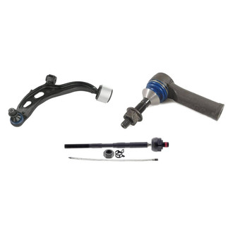 Mevotech® - Supreme™ Front Driver Side Lower Control Arm with Ball Joint and Tie Rod End Kit