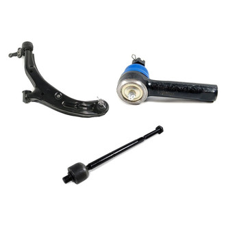 Mevotech® - Supreme™ Front Driver Side Lower Control Arm with Ball Joint and Tie Rod End Kit