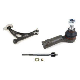 Mevotech® - Supreme™ Front Driver Side Lower Control Arm with Ball Joint and Tie Rod End Kit