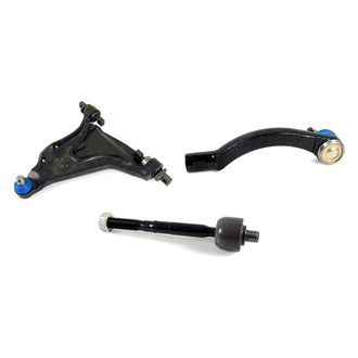 Mevotech® - Supreme™ Front Driver Side Lower Control Arm with Ball Joint and Tie Rod End Kit