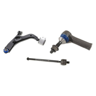 Mevotech® - Supreme™ Front Driver Side Lower Control Arm with Ball Joint and Tie Rod End Kit