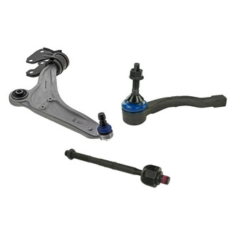 Mevotech® - Supreme™ Front Driver Side Lower Control Arm with Ball Joint and Tie Rod End Kit