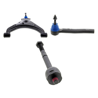 Mevotech® - Supreme™ Front Driver Side Lower Control Arm with Ball Joint and Tie Rod End Kit