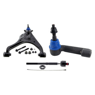 Mevotech® - Supreme™ Front Driver Side Lower Control Arm with Ball Joint and Tie Rod End Kit