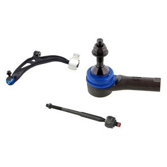 Mevotech® - Supreme™ Front Driver Side Lower Control Arm with Ball Joint and Tie Rod End Kit
