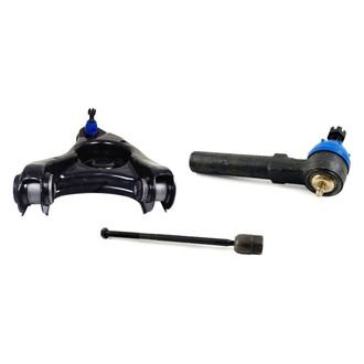 Mevotech® - Supreme™ Front Driver Side Lower Control Arm with Ball Joint and Tie Rod End Kit