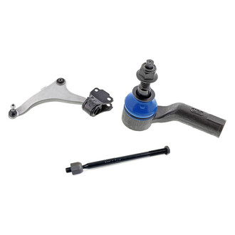 Mevotech® - Supreme™ Front Driver Side Lower Control Arm with Ball Joint and Tie Rod End Kit