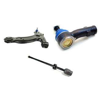 Mevotech® - Supreme™ Front Driver Side Lower Control Arm with Ball Joint and Tie Rod End Kit