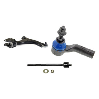 Mevotech® - Supreme™ Front Driver Side Lower Control Arm with Ball Joint and Tie Rod End Kit