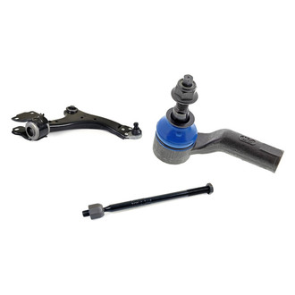 Mevotech® - Supreme™ Front Driver Side Lower Control Arm with Ball Joint and Tie Rod End Kit