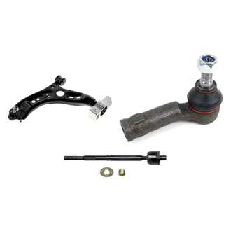 Mevotech® - Supreme™ Front Driver Side Lower Control Arm with Ball Joint and Tie Rod End Kit