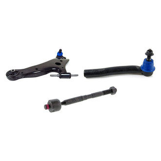 Mevotech® - Supreme™ Front Driver Side Lower Control Arm with Ball Joint and Tie Rod End Kit