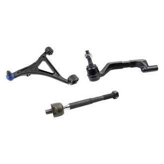 Mevotech® - Supreme™ Front Driver Side Lower Control Arm with Ball Joint and Tie Rod End Kit