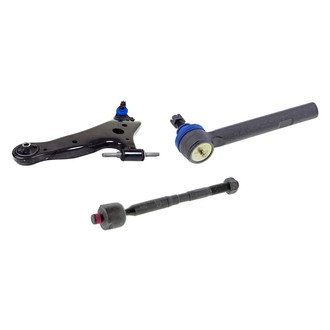 Mevotech® - Supreme™ Front Driver Side Lower Control Arm with Ball Joint and Tie Rod End Kit