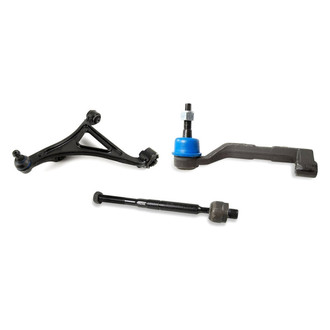 Mevotech® - Supreme™ Front Driver Side Lower Control Arm with Ball Joint and Tie Rod End Kit