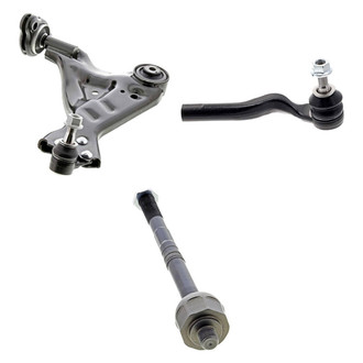 Mevotech® - Supreme™ Front Driver Side Lower Control Arm with Ball Joint and Tie Rod End Kit