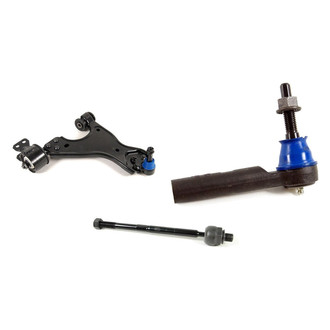 Mevotech® - Supreme™ Front Driver Side Lower Control Arm with Ball Joint and Tie Rod End Kit