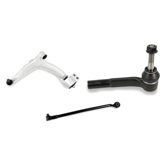 Mevotech® - Supreme™ Front Driver Side Lower Control Arm with Ball Joint and Tie Rod End Kit