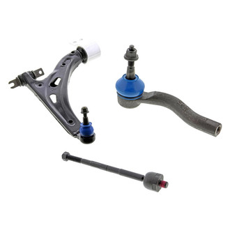 Mevotech® - Supreme™ Front Driver Side Lower Control Arm with Ball Joint and Tie Rod End Kit
