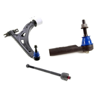 Mevotech® - Supreme™ Front Driver Side Lower Control Arm with Ball Joint and Tie Rod End Kit