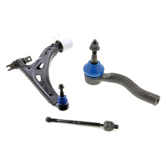 Mevotech® - Supreme™ Front Driver Side Lower Control Arm with Ball Joint and Tie Rod End Kit