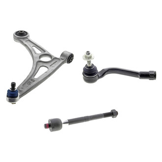 Mevotech® - Supreme™ Front Driver Side Lower Control Arm with Ball Joint and Tie Rod End Kit