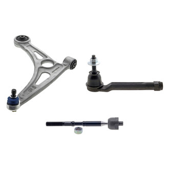 Mevotech® - Supreme™ Front Driver Side Lower Control Arm with Ball Joint and Tie Rod End Kit