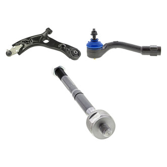 Mevotech® - Supreme™ Front Driver Side Lower Control Arm with Ball Joint and Tie Rod End Kit